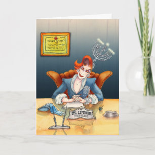 Hanukkah Grußkarte Nr. 1 (innen grüßen) Feiertagskarte