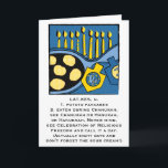 Hanukkah Grußkarte Persönliche Option Feiertagskarte<br><div class="desc">7" x 5" Grußkarte für Hanukkah oder Chanukah mit Umschlag. Humorvolle Karte für jeden. Personalisierung Option bereit,  wenn Sie sind! Wählen Sie einfach Ihren Lieblings-Schriftart Stil,  Farbe,  Größe und Text für das Karteninnere aus.
Danke,  dass ihr angehalten und vorbeigekommen seid! Viel geschätzt.
Happy Hanukkah/Chanukah/Hanukah:</div>