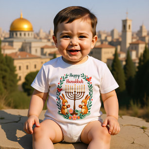 Hanukkah Hanukkah Hopper Baby Strampler