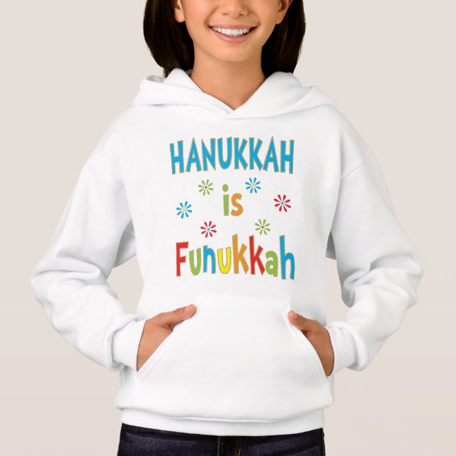 Hanukkah "Hanukkah is Funukkah" Sweatshirt (Vorderseite)
