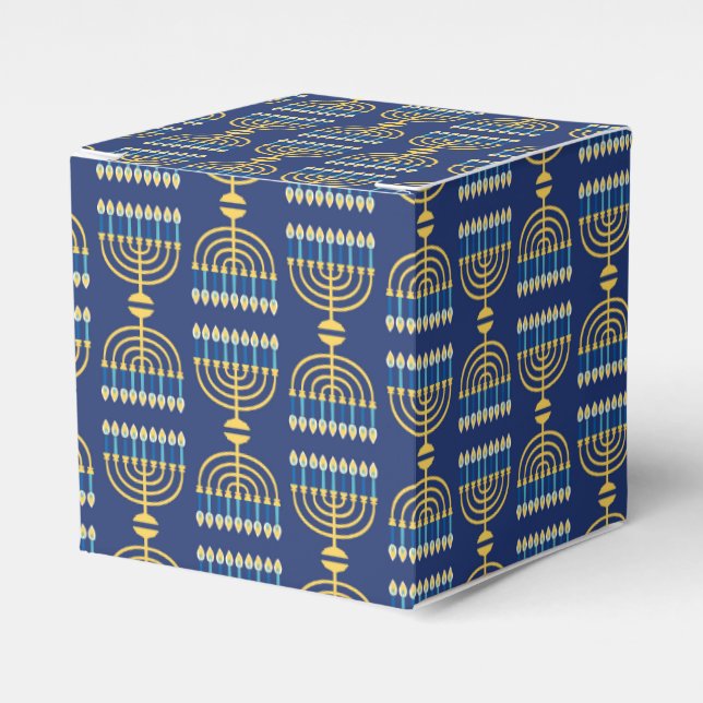 Hanukkah Holiday Favor Box Geschenkschachtel (Vorderseite)