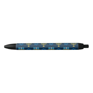 Hanukkah Holiday Jewish Decoration Pattern Gift Kugelschreiber