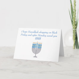 Hanukkah humor greeting card feiertagskarte