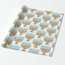 Hanukkah Jewish Menorah Hebrew Geschenk
