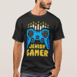 Hanukkah Jewish Video Game Controller Gamer Chanuk T-Shirt<br><div class="desc">Hanukkah Jewish Video Game Controller Gamer Chanukah Boy Kid 5</div>