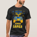 Hanukkah Jewish Video Game Controller Gamer Chanuk T-Shirt<br><div class="desc">Hanukkah Jüdische Video-Spiel-Controller Gamer Chanukah Boy Kid 10</div>