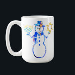 Hanukkah Jüdischer niedlicher Schneemann Menorah S Kaffeetasse<br><div class="desc">Feiern Sie die jüdischen Feiertage mit diesem bezaubernden Chanukah Snowman! Funny Chrismukkah Geschenke für Jungen, Mädchen. Kaufen Sie passende Chanukah Geschenke für die ganze Familie! Großartige Geschenke für Enkel von Großeltern. Bubbeh Bubbee Bubbie Zaydeh Zaydee lustige Väter Funny Hanukkah Idee für Sohn, Tochter. Eine tolle Idee für Freunde von Rabbi...</div>