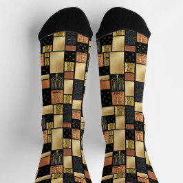Hanukkah-Kacheln Socken
