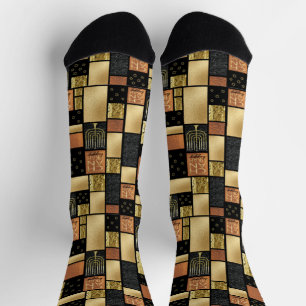 Hanukkah-Kacheln Socken