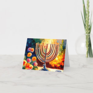 Hanukkah-Karte 12 Feiertagskarte
