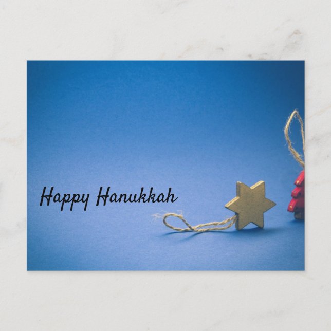 Hanukkah-Karte Feiertagspostkarte (Vorderseite)
