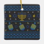 Hanukkah-Keramik Keramikornament<br><div class="desc">Happy Hanukkah Judaism Hebräische Juden hanukkah,  jüdisch,  Weihnachten,  chanukah,  Urlaub,  lustig,  jew,  glückliche hanukkah,  menorah,  dreidel,  chanukkah,  israel,  hebrew,  star,  david,  Winter,  hannukah,  Urlaub,  judaism,  american flagge,  Geburtstag,  kwanza,  kwwanza aa,  xmas,  film,  niedlich,  frauen,  nice,  festlich,  jüdisch Weihnachten,  humorvoll,  froh</div>