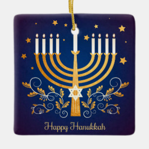 Hanukkah Keramik Ornament