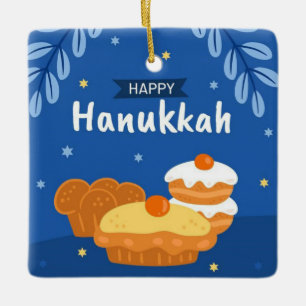 Hanukkah Keramik Ornament