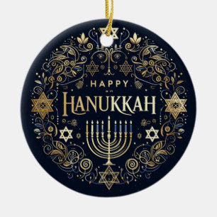 Hanukkah Keramik Ornament