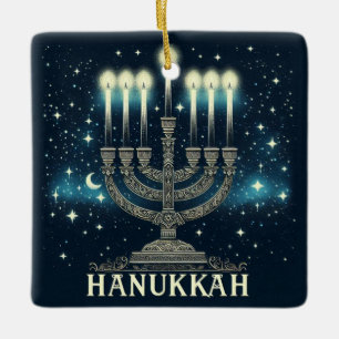 Hanukkah Keramik Ornament