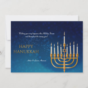 Hanukkah-Kerzen Feiertagskarte