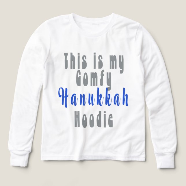 Hanukkah-Kinderhoodie (Design Vorderseite)