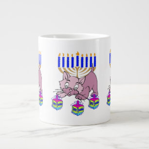Hanukkah    KittyKaffee-Tasse Jumbo-Tasse