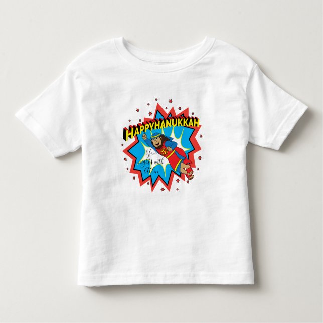 Hanukkah Kleinkind Judah Maccaba Kleinkind T-shirt (Vorderseite)