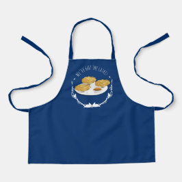 Hanukkah lächelnd Latkes Blue White Holiday Schürze