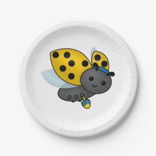 Hanukkah Ladybug Pappteller