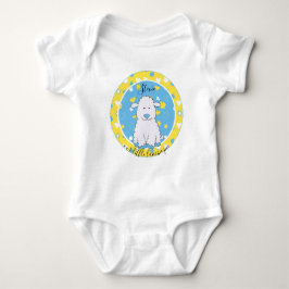 Hanukkah "Lambie Pie" Baby Jersey Bodysuit Strampler