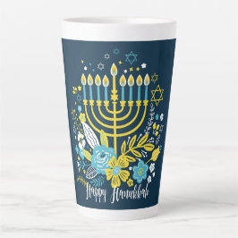 Hanukkah Latte Tasse