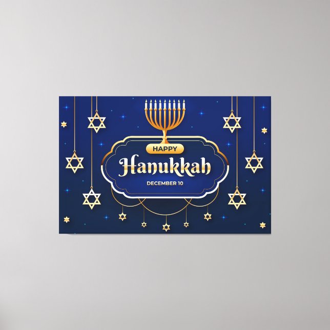 Hanukkah Leinwanddruck (Vorderseite)
