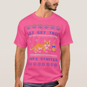 Hanukkah Let's get this Pawty begann Chanukah Katz T-Shirt