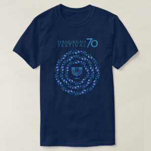 Hanukkah Lights Festival Jubiläum 70 T-Shirt