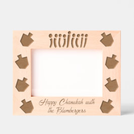 Hanukkah Lights Geätzte Rahmen