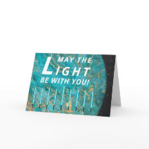 Hanukkah Lights Grußkarte