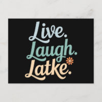 Hanukkah Live Laugh Latke Funny Holiday Family