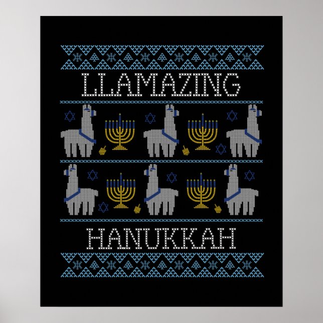 Hanukkah - Llamazing Hanukkah Poster (Vorne)