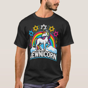 Hanukkah Lustiges Juden-Einhorn Jüdisches Einhorn T-Shirt