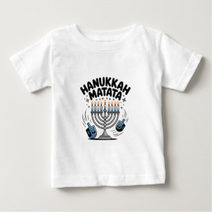 Hanukkah Matata Lustiges Jüdisches Hanukkah Baby T-shirt