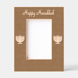 Hanukkah Menorah 4Sarah Laser Geätzte Rahmen