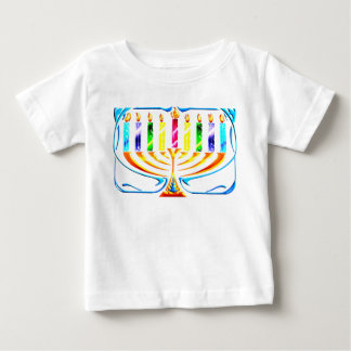 Hanukkah Menorah - Chanukah Menorah Baby T-shirt