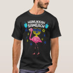 Hanukkah Menorah Flamingo Funny Chanukah jüdisch T-Shirt<br><div class="desc">Hanukkah Menorah Flamingo Funny Chanukah jüdisch.</div>