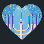 hanukkah menorah Herz-Aufkleber<br><div class="desc">"hanukkah menorah ", "glückliche hanukkah", menorah, "star of david" , "chanukah jewish", Hanukkah, "jüdische Feiertage"chanukah, hannukah, chanukka, chanukka, chanukkka, hannuka, hebrew, jew, , , , , , , , , chanukah, , , , chukah, , chukah, , menukah, , menukah, , menukah, , menorah, , menukah, , menukah, , menorah,...</div>