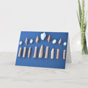 Hanukkah Menorah Karte