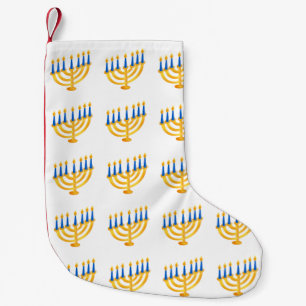 Hanukkah Menorah Kleiner Weihnachtsstrumpf