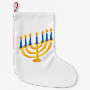 Hanukkah Menorah Kleiner Weihnachtsstrumpf