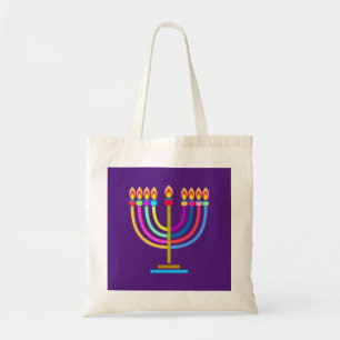 Hanukkah Menorah Lights Holiday Symbol Tragetasche