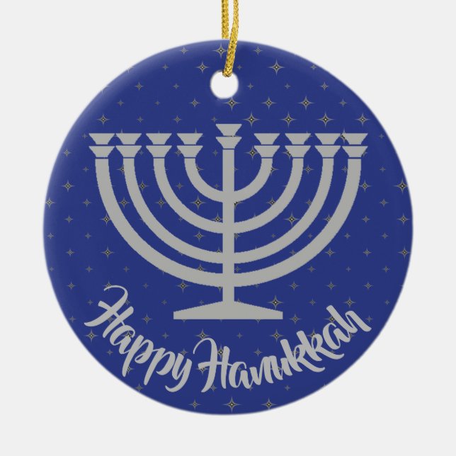 Hanukkah Menorah Ornament (Vorne)