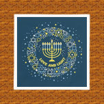 Hanukkah Menorah Papier Napkins, Handtuch Serviette<br><div class="desc">Hannukah</div>