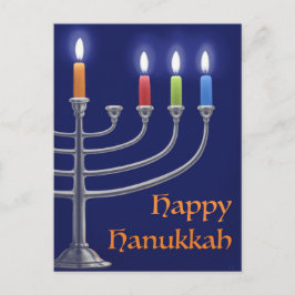 "Hanukkah Menorah." Postkarte