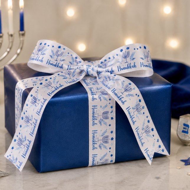 Hanukkah menorah Ribbon Satinband (Von Creator hochgeladen)