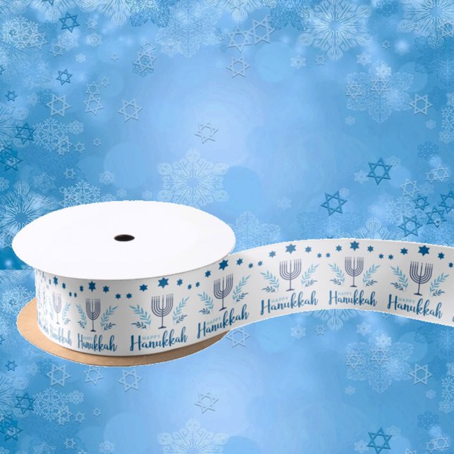 Hanukkah menorah Ribbon Satinband (Von Creator hochgeladen)